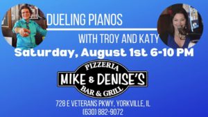 Read more about the article Dueling Pianos w/ Katy and Troy – Aug 1st