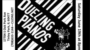 Read more about the article Dueling Pianos return to Cuzins Tinley Park – 6/19