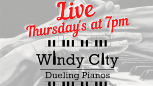 Read more about the article WINDY CITY DUELING PIANOS at Village Roadhouse – 10/21
